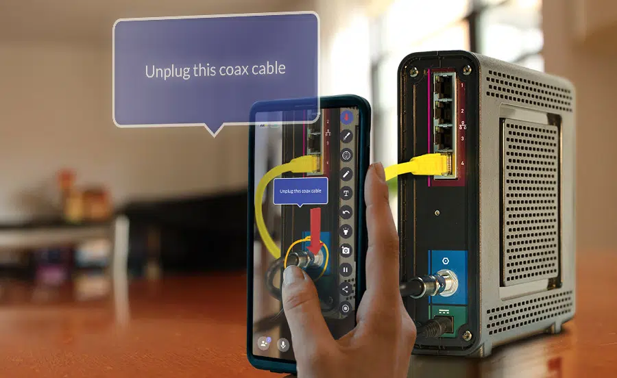 Telecom-Assist22-modem-float-cropped enterprise augmented reality telecom