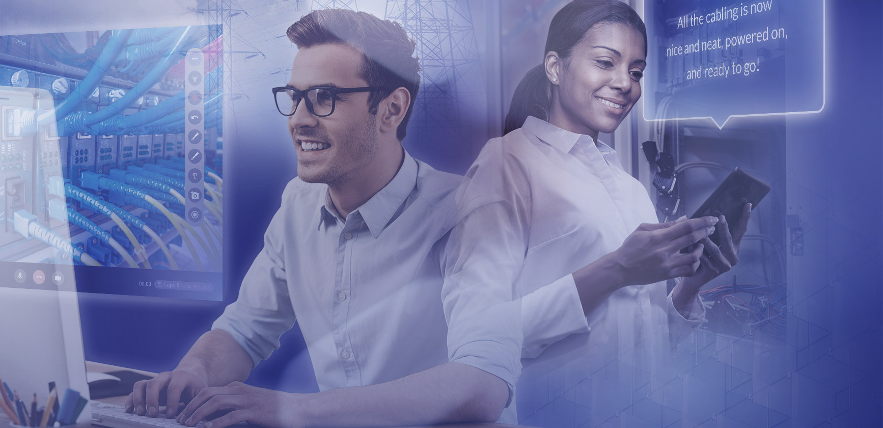 Agent-smiling-IT-racks-POC-Female-smiling-phone-screen-not-visible-867×420 why service experience management