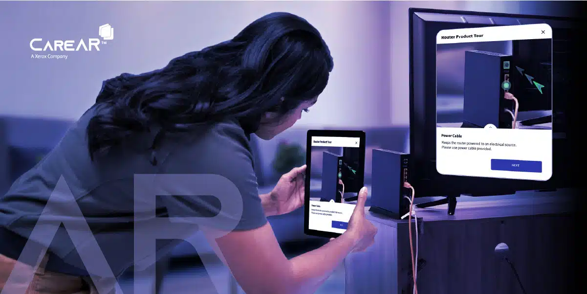 Field-Service-Demo-2 Self-Solve unboxing instructions with CareAR Instruct