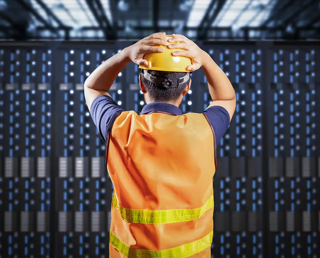 frustrated field worker