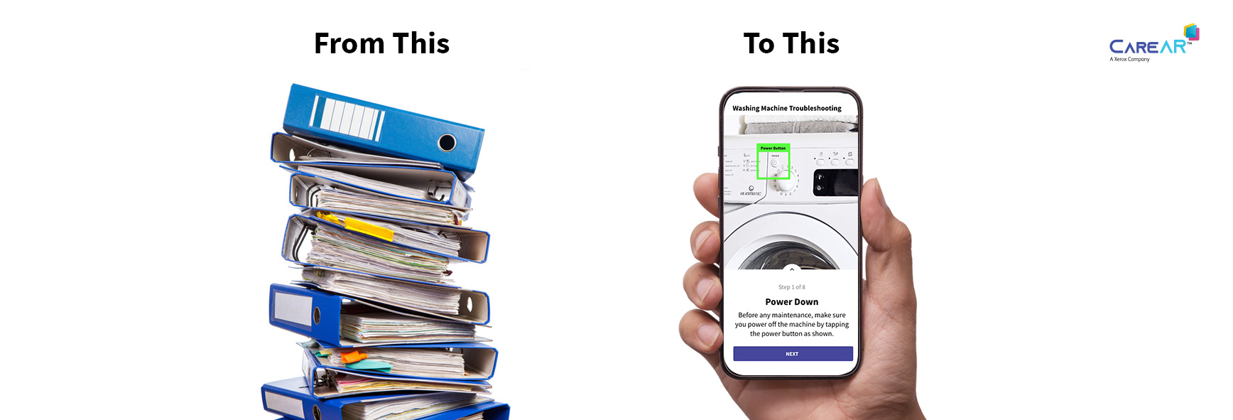 Ditch-Paper-Pile-Blog-Hero Elevate Your Enterprise Job Aids with CareAR Instruct