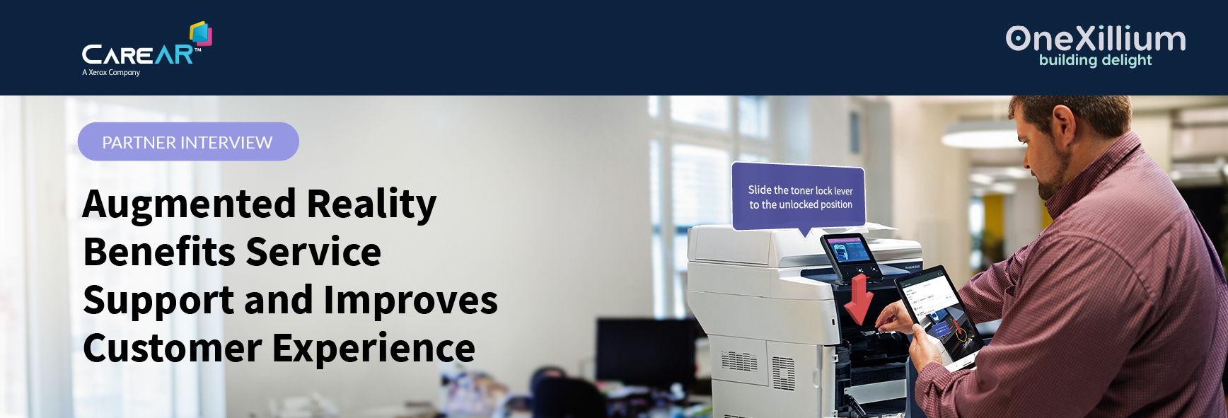 Blog-Header Augmented Reality Benefits Service Support for OneXillium