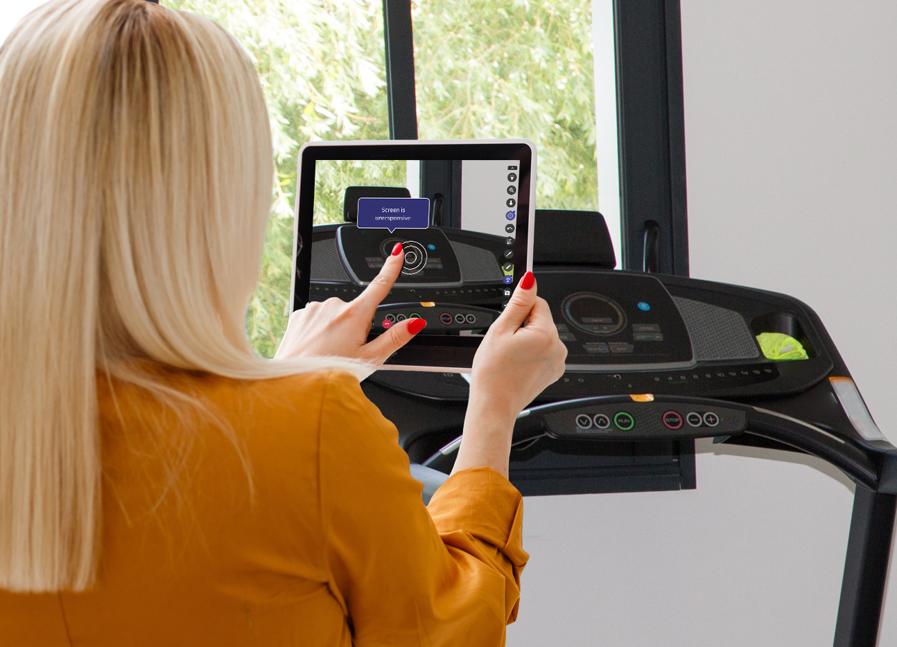 Assist-Customer-Service-Home-Exercisee AR remote assistance home exercise equipment