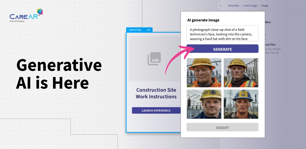 Gen-AI-Blog AI image generation with CareAR Experience Builder