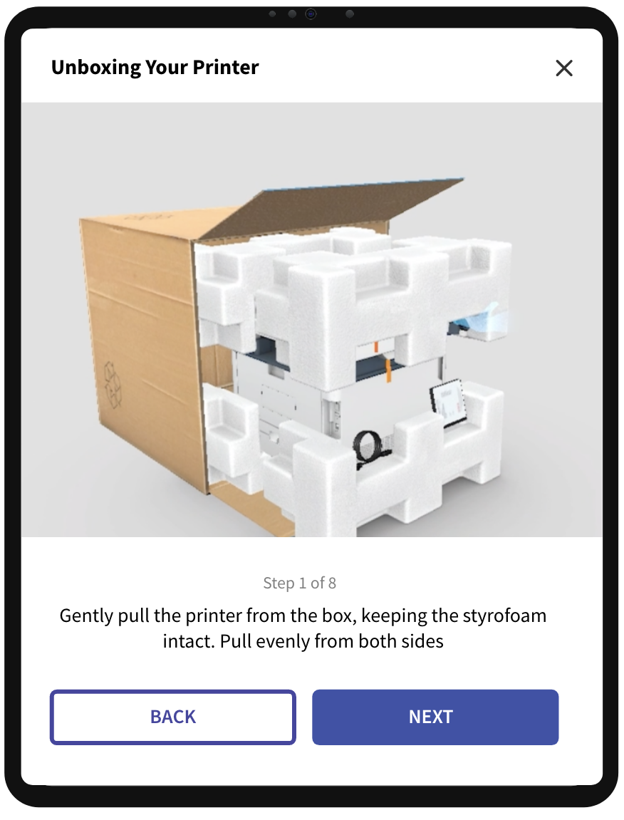 self-solve unboxing instructions with CareAR Instruct